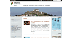 Desktop Screenshot of cultura-alentejo.pt